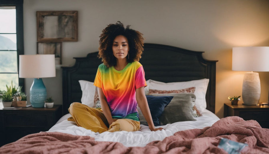 How to Wrap Curly Hair at Night with a T-Shirt for Defined Curls