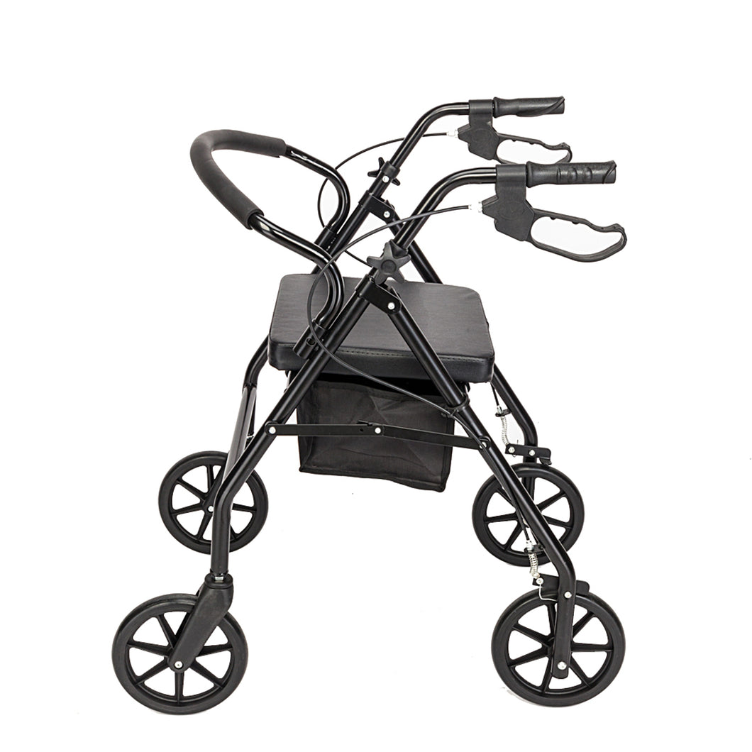 Rollator with 8 Inch Wheels : Lightweight Effortless Mobility & Independence