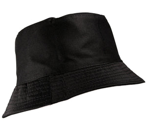 Itzu Classic Reversible Bucket Bush HAT 2 in 1 Plain Boonie Sun Unisex Mens Womens (Stone/Black)