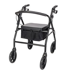 Rollator with 8 Inch Wheels : Lightweight Effortless Mobility & Independence