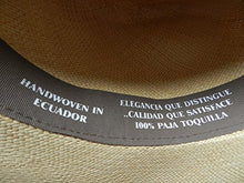 Load image into Gallery viewer, Equal Earth New Genuine Panama Hat Rolling Folding Authentic &amp; Fair trade Natural (59cm)