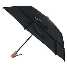 Load image into Gallery viewer, GustBuster Ltd Auto Open and Close Vented Compact Umbrella, Black - J and p hats GustBuster Ltd Auto Open and Close Vented Compact Umbrella, Black