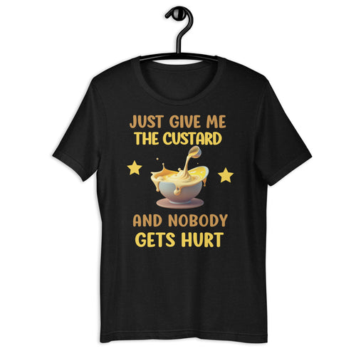 Custard Gift - Funny Food T shirt - j and p hats 